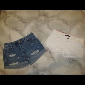 DENIM SHORTS BUNDLE 2 PAIR